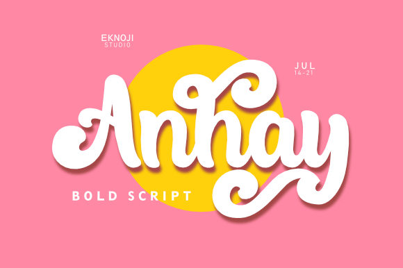 Anhay Typeface: A Whimsical Gem for Creative Branding