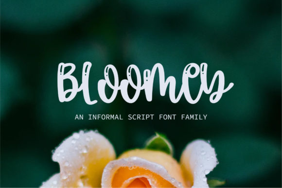 Bloomey: A Handwritten Font for Editorial Elegance