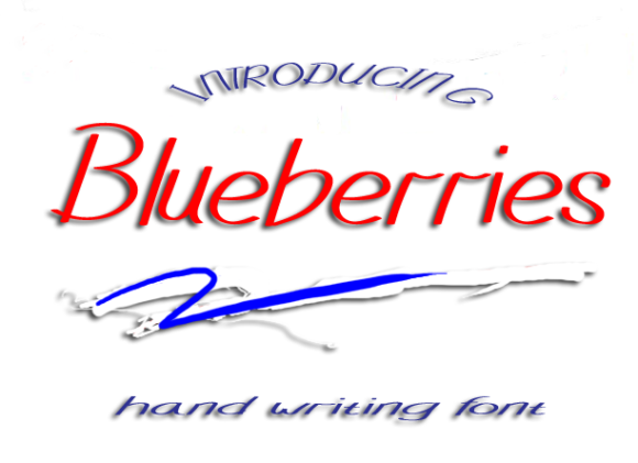 Blueberries Font: A Handwritten Typeface That Makes Campaigns Shine