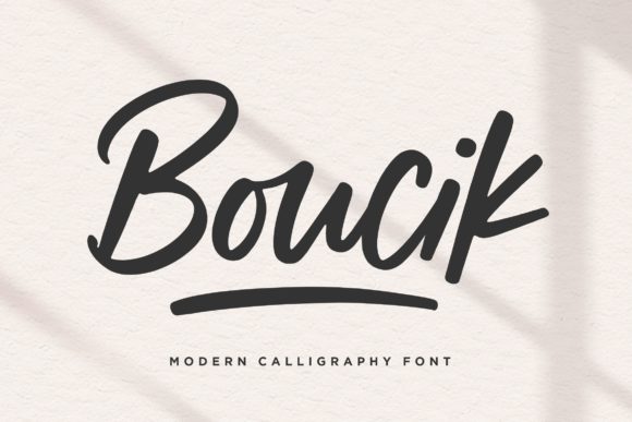 Boucik Font: A Creative Script for Makers and Designers