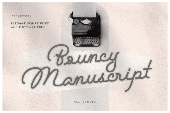 Bouncy Manuscript: A Premium Script Font for Elevating Your Brand