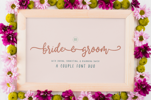 Bride and Groom Font: A Typeface That Captures Romance in Design