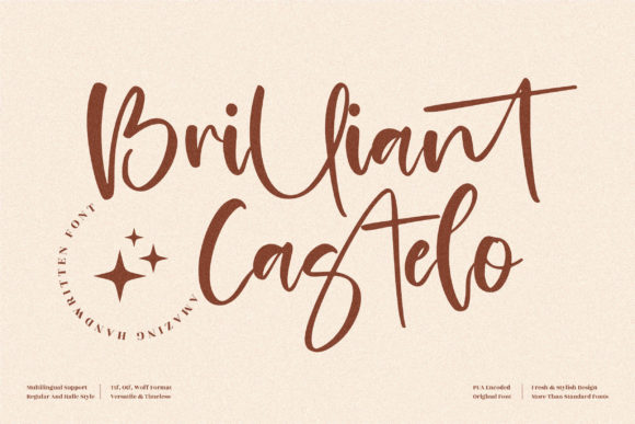 Brilliant Castelo Font: A Polished Touch for Small Business Branding