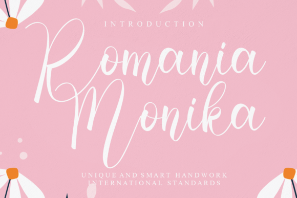 Bringing Romania Monika Font to Life in Handmade Creations