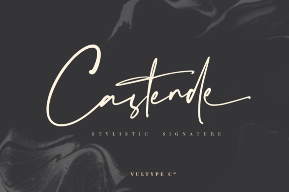 Castende Script Font: Elegance for Your Craft Projects