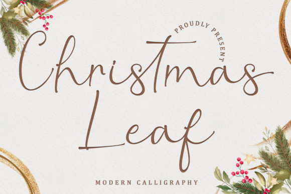 Christmas Leaf: A Playful Script Font for Modern Web Design