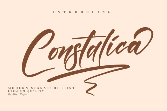 Constalica: A Handwritten Typeface That Elevates Web Design