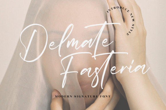 Delmate Fasteria: A Script Font That Elevates Web Design