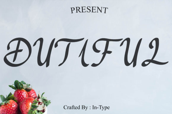 Dutiful: A Script Font That Elevates Editorial Design
