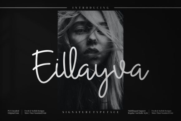 Eillayva: A Handwritten Font for Authentic Brand Typography