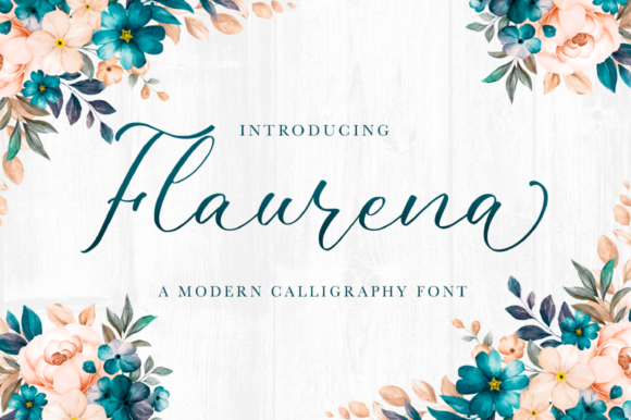 Flaurena: A Handwritten Typeface for Crafters and Makers
