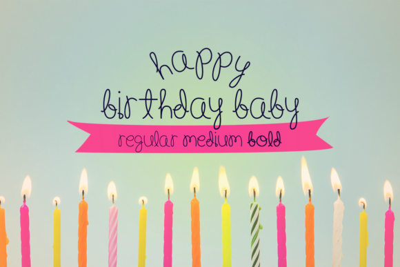 Happy Birthday Baby Font Review: A Playful Typeface for Creative Branding