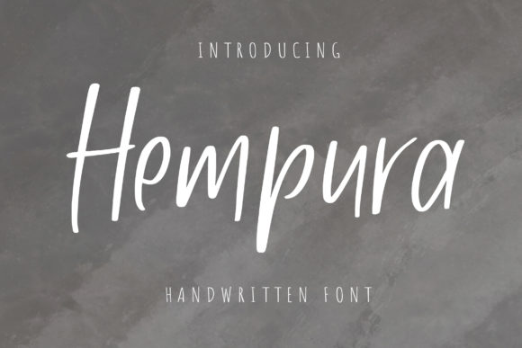 Hempura: A Handwritten Typeface That Elevates Editorial Design
