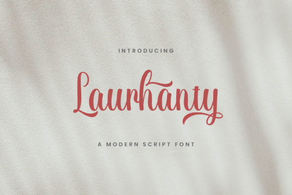 Laurhanty: A Script Font That Elevates Handmade Creations