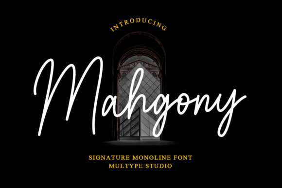 Mahgony Font: A Stylish Script for Small Business Branding