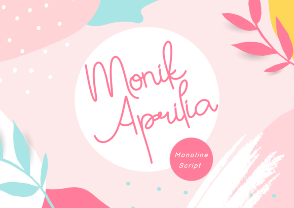 Monik Aprilia Font: A Quirky Script for Digital Design