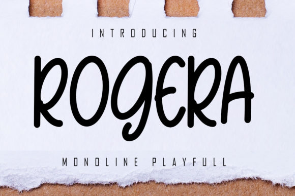 Rogera: A Handwritten Typeface for Editorial Warmth