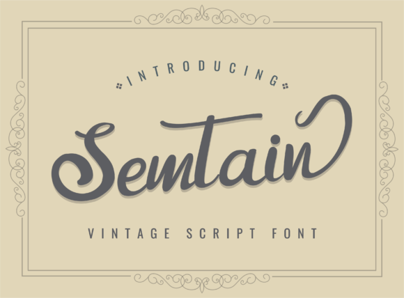 Semtain: A Handwritten Typeface That Elevates Campaign Design