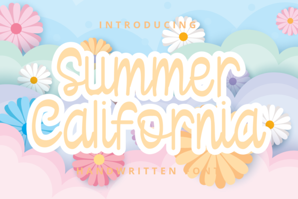 Summer California Typeface: A Fresh Handwritten Font for Branding Projects