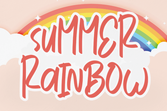 Summer Rainbow Font: A Playful Typeface for Your Brand