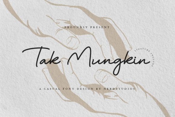Tak Mungkin: A Handwritten Font for Editorial Creativity