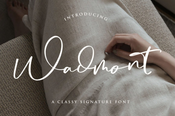 Wadmont Typeface: A Playful Script Font for Creative Campaigns